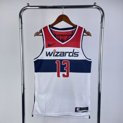 Maillot de Basket #13 Poole Washington Wizards home Blanc